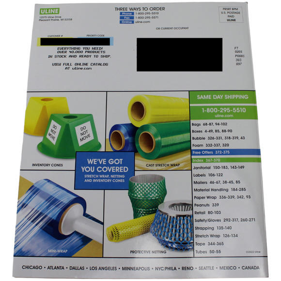 ULINE Catalog Fall/Winter 2022-2023 The Best of ULINE 375 pages - Picture 2 of 2